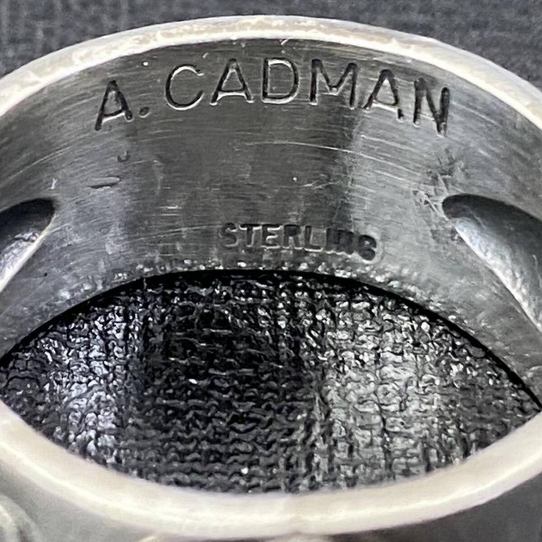 NAVAJO ANDY CADMAN シルバー スタンプワーク リング 17号