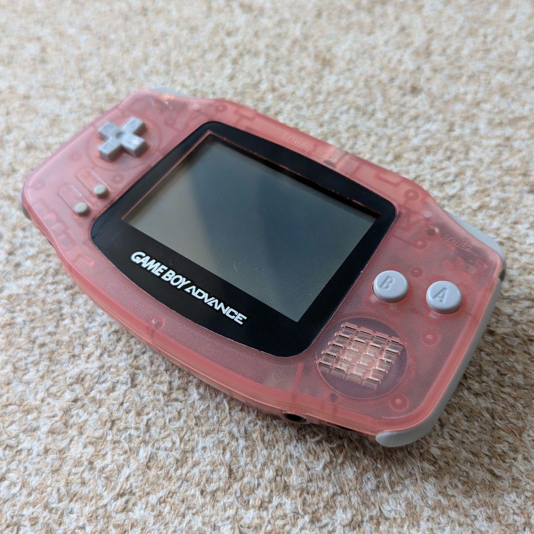 【メンテ済】任天堂　ゲームボーイ アドバンス　ミルキーピンク