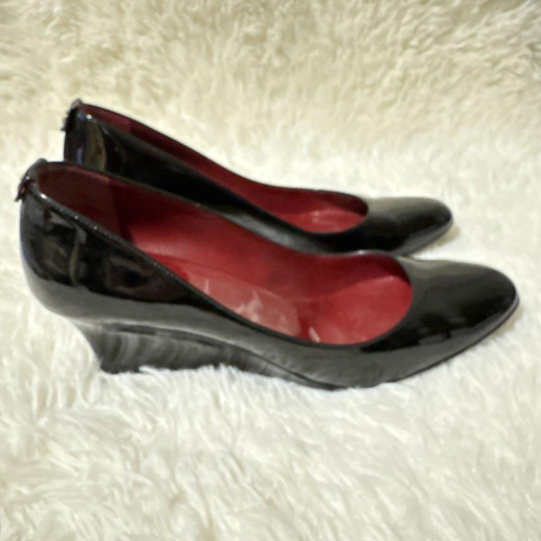 ⭐️GUCCI ブラック エナメル パンプス　39 26センチ