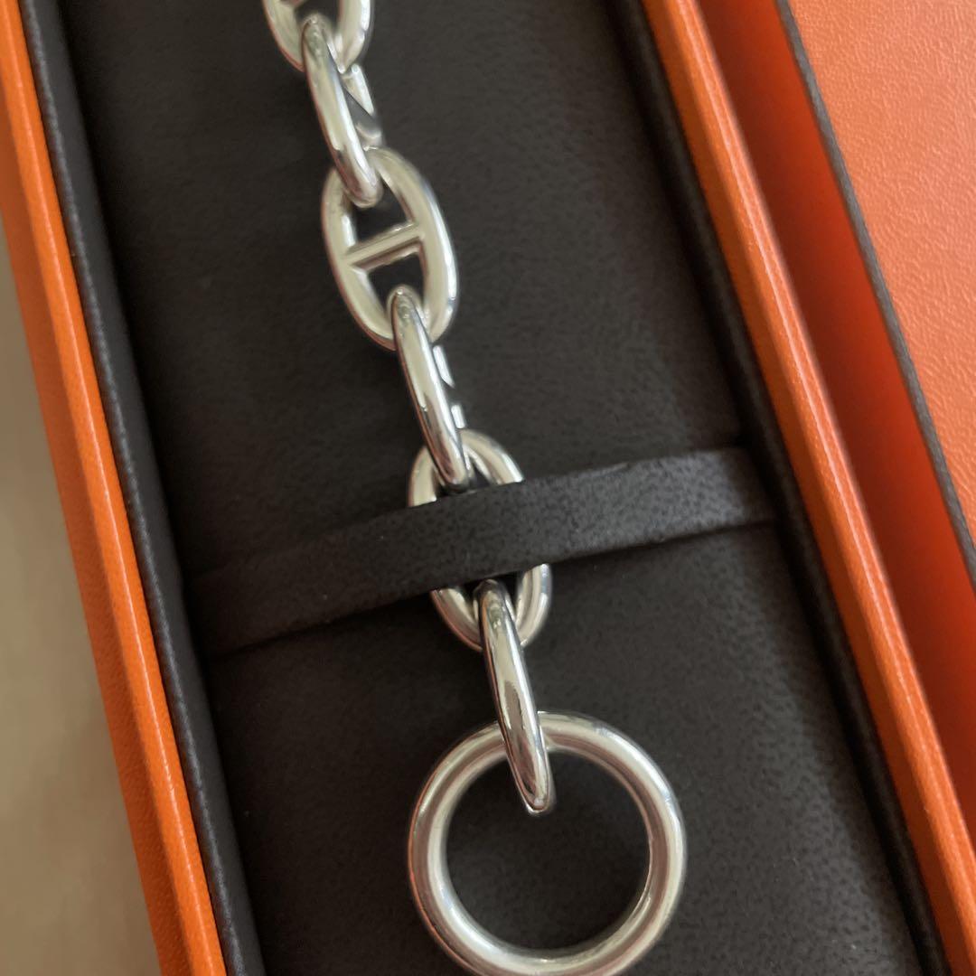 エルメス　HERMES シェーヌダンクル　GM13コマ　シルバー