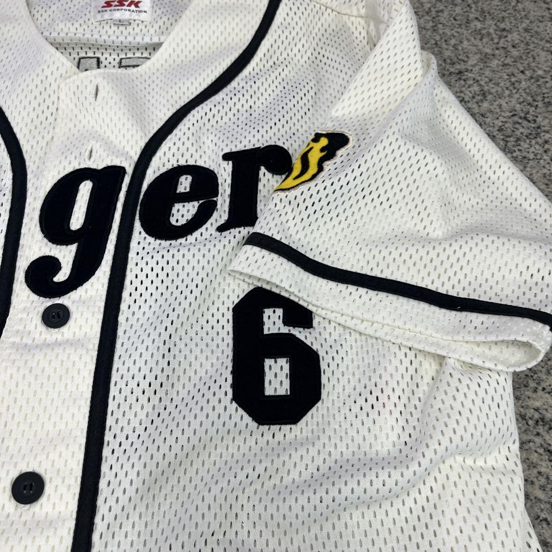 阪神タイガース 金本 ユニフォーム L プロ野球ユニフォーム 金本知憲選手刺繍ホームユニフォーム 阪神