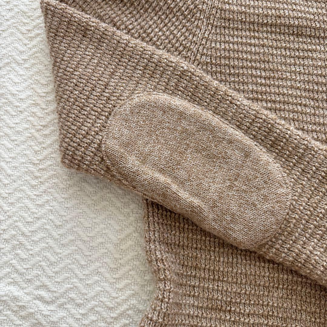 週末限定価格maillotエルボーパッチニットカーディガン 週末限定価格maillotエルボーパッチニットカーディガン