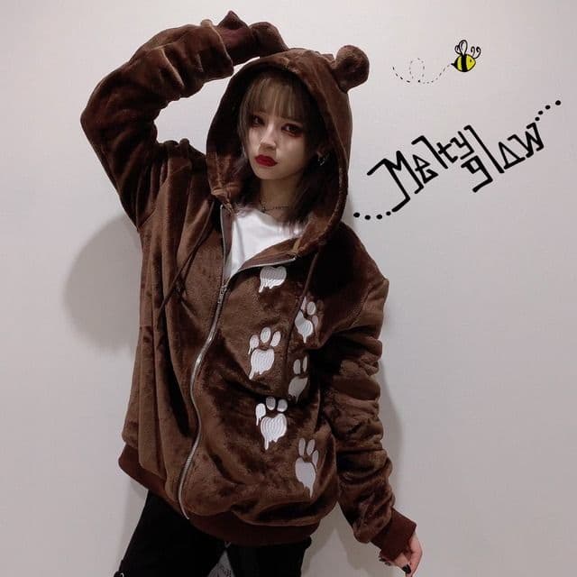 メルティグロウ　Meltyglow　くま　クマ　熊　耳　アウター