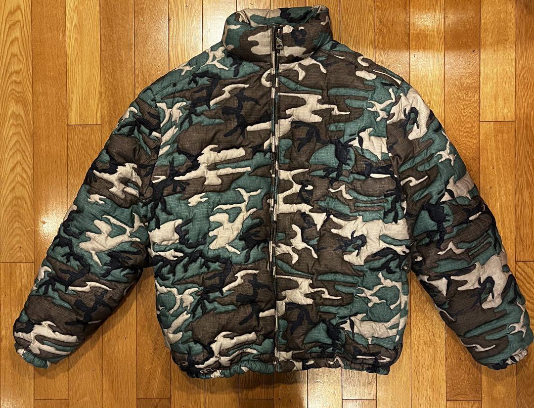 ERL カモフラージュ パデッドジャケット down jacket