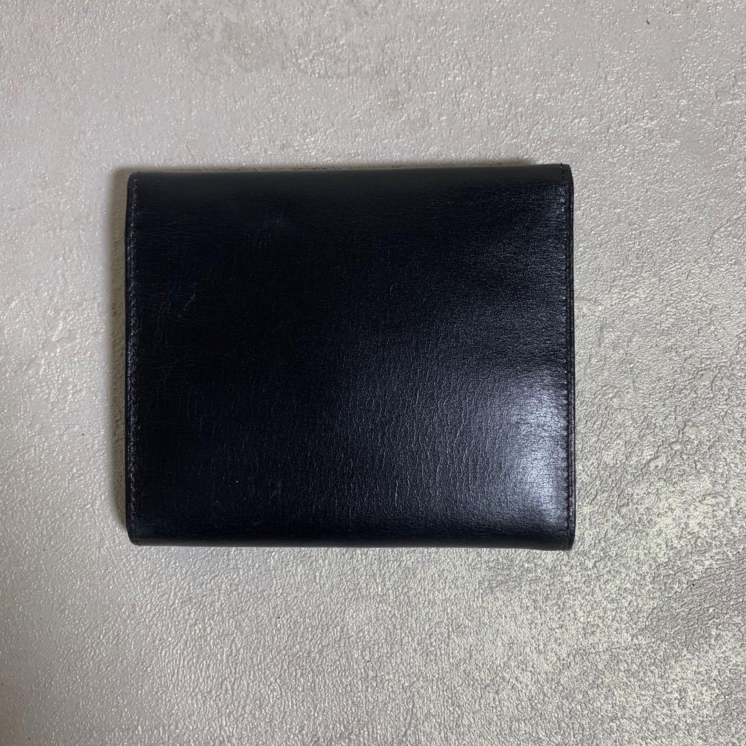 CELINE セリーヌ 折り財布 ブラック コンパクトウォレット レザー 希少