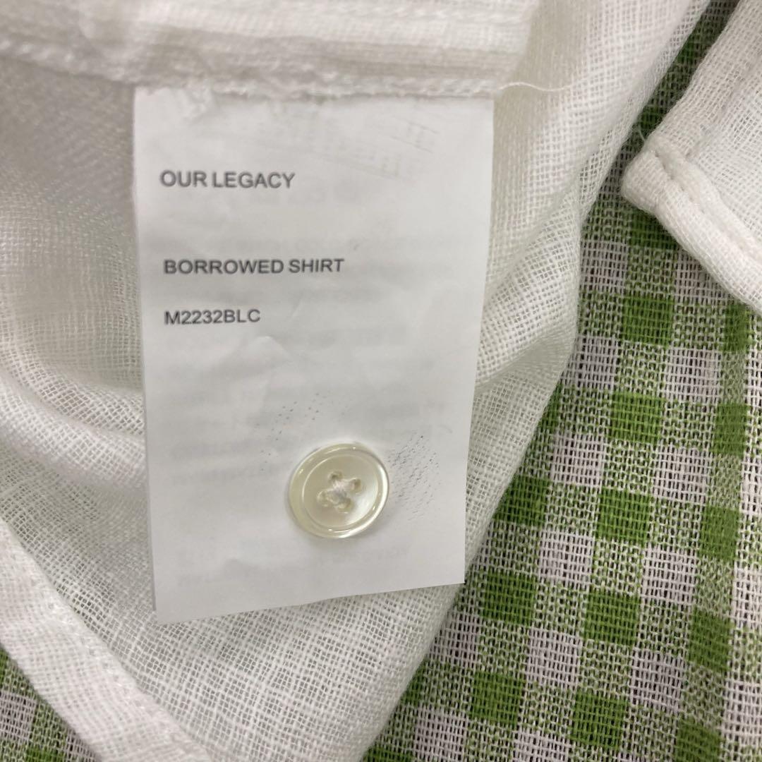 OUR LEGACY SHIRT シャツ ホワイト　44 美品/OUR LEGACY CLASSIC SHIRT/WHT SILK/44