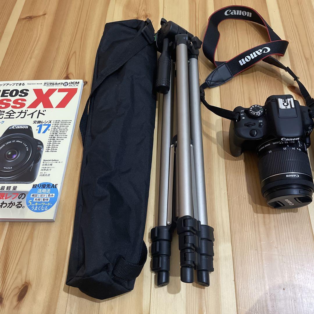 Canon EOS Kiss X7 本体 + レンズ2本 + 充電器