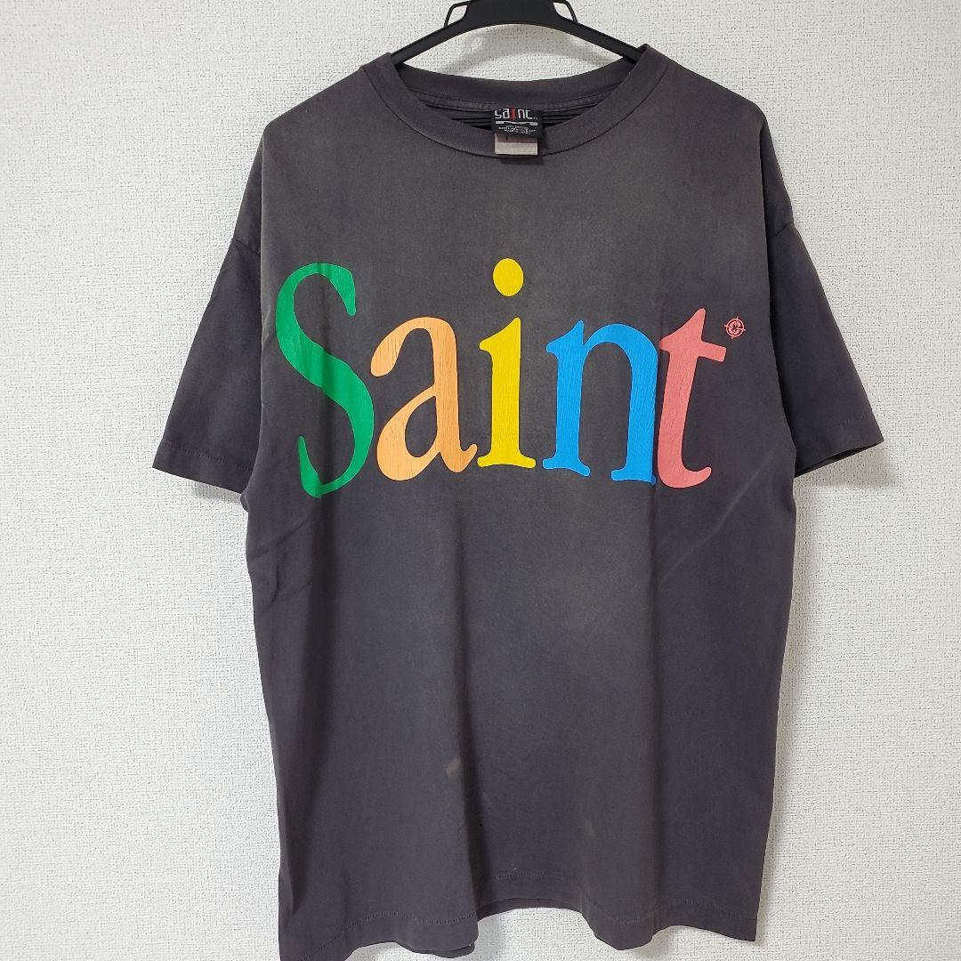 トップス SAINT Mxxxxxx Coloful Saint SS Tee Black