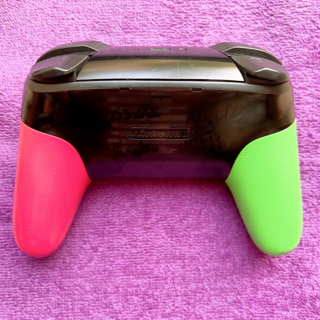 Nintendo Switch 任天堂 スプラトゥーン2 プロコン 純正品 楽天市場】任天堂純正品 Nintendo Switch Proコントローラー