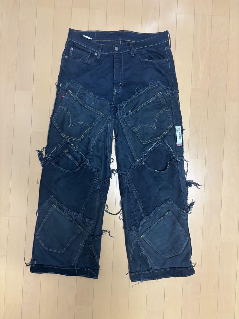 リーバイス 550 relax fit リメイク