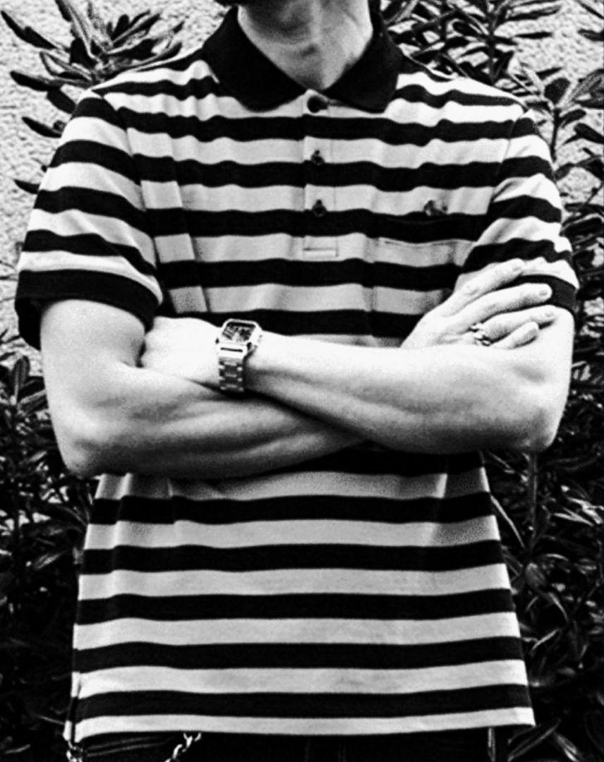美品★CRIMIE/クライミー★BORDER POLO SHIRTS