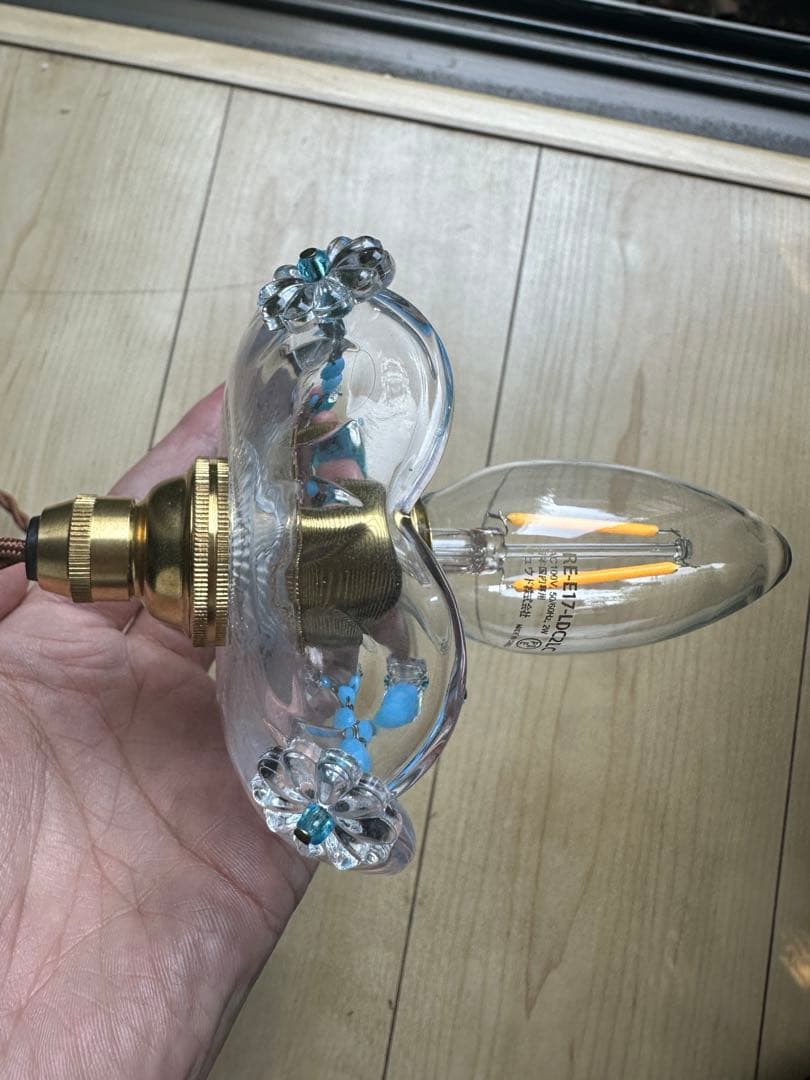 20's フランス アンティーク ブルームラーノガラスの可愛いミニシャンデリア 20's フランス アンティーク ブルームラーノガラスの可愛いミニシャンデリア