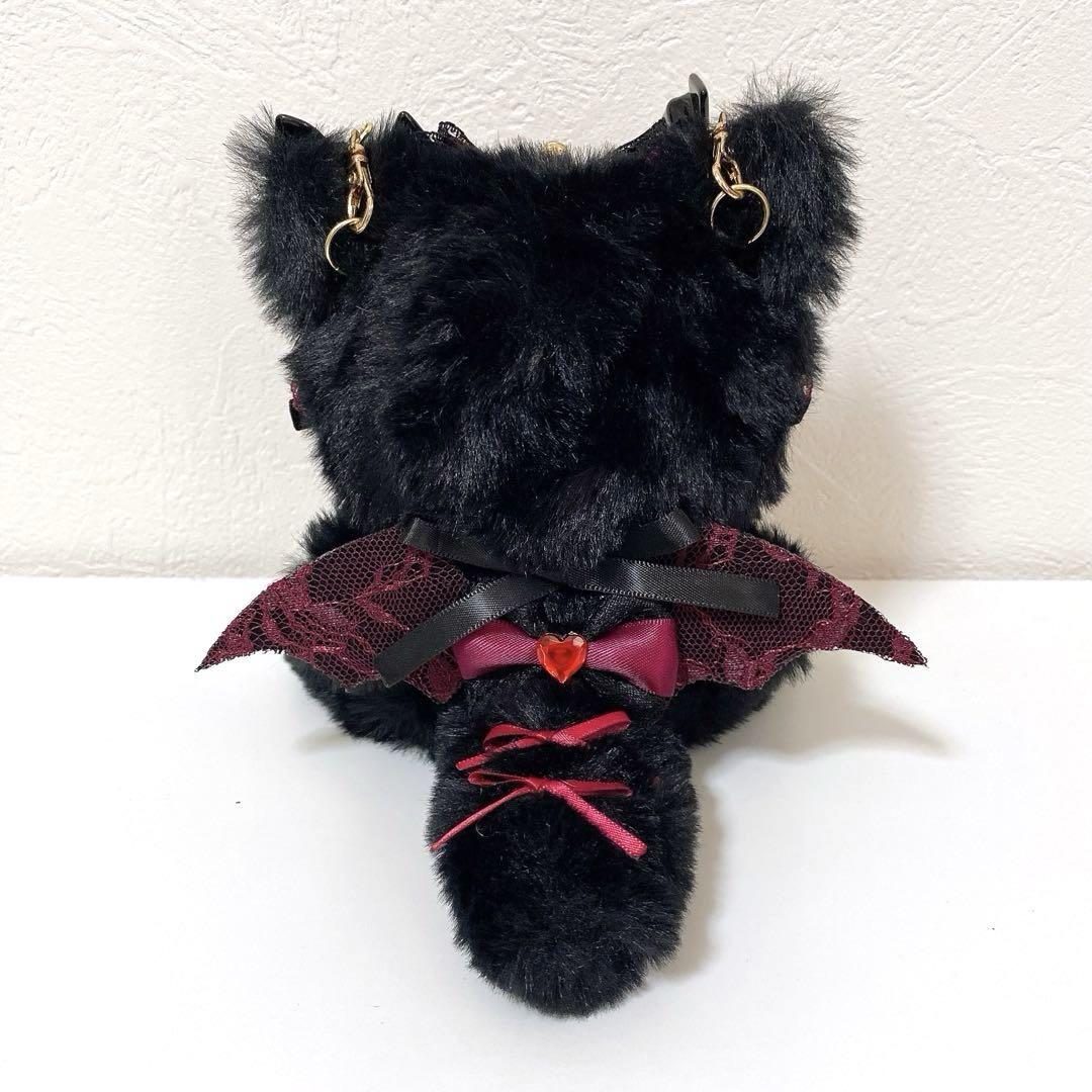 にじぱぺっと♡10cmサイズ ぬい服♡ブラック♡おすわりねこちゃん チャーム付き にじぱぺっと♡10cmサイズ ぬい服♡ブラック♡ねこちゃん①