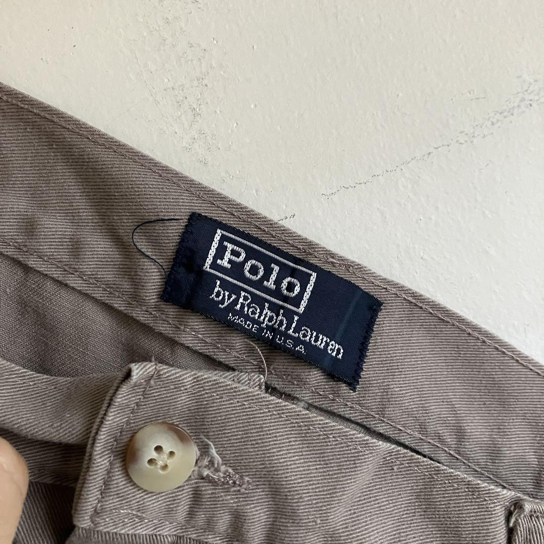 90S USA製 POLO by Ralph Lauren タックチノ 36