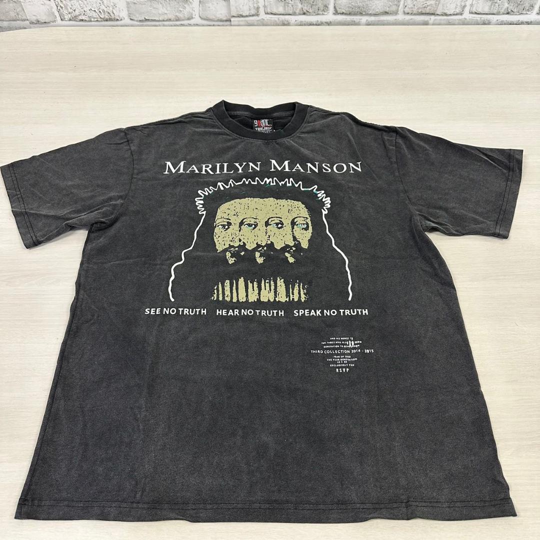 Marilyn Manson Tシャツ ダークグレー