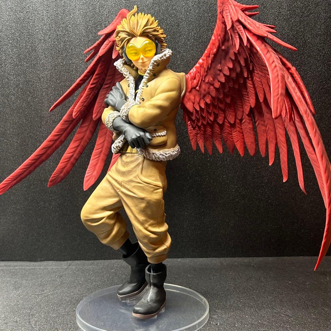 僕のヒーローアカデミア ホークス フィギュア 一番くじやや傷や汚れあり