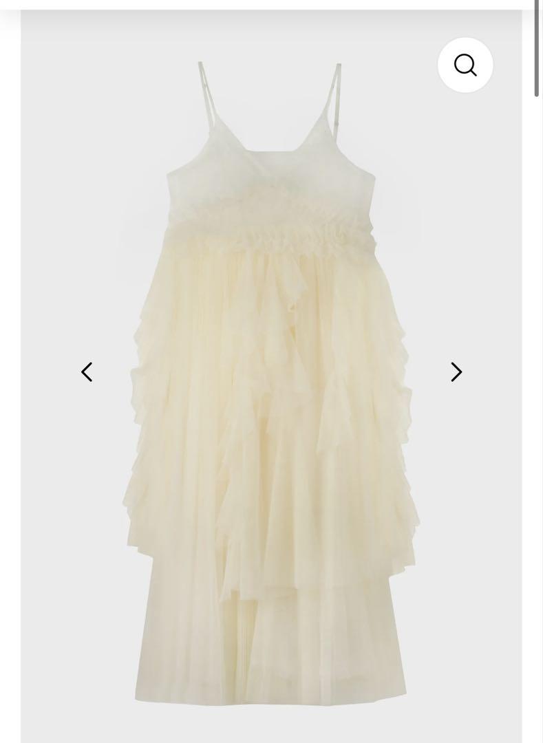 新品【THE TOE】Euclid Tulle Dress / ivory