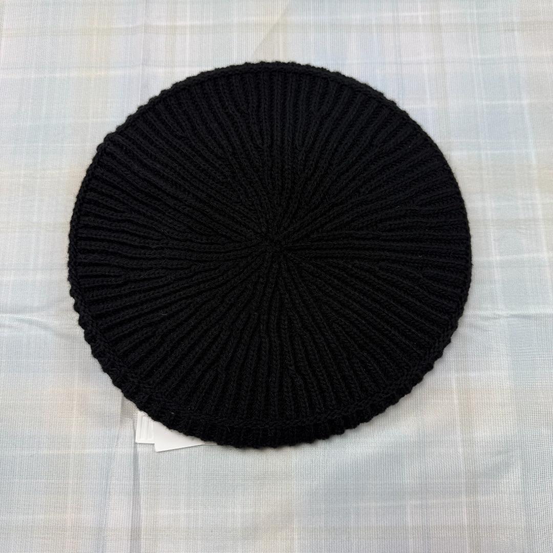 新品未使用　GANNI ブラック ベレー帽
