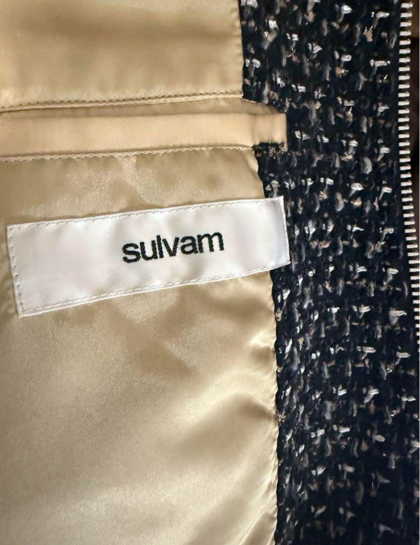 ジャケット・アウター sulvam 23aw fancy tweed bruzon