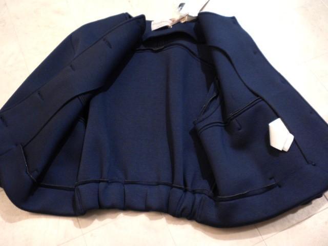超最新24SS◆リナシメント◆知的ネイビー！活躍のボンディング素材ジャケット！M
