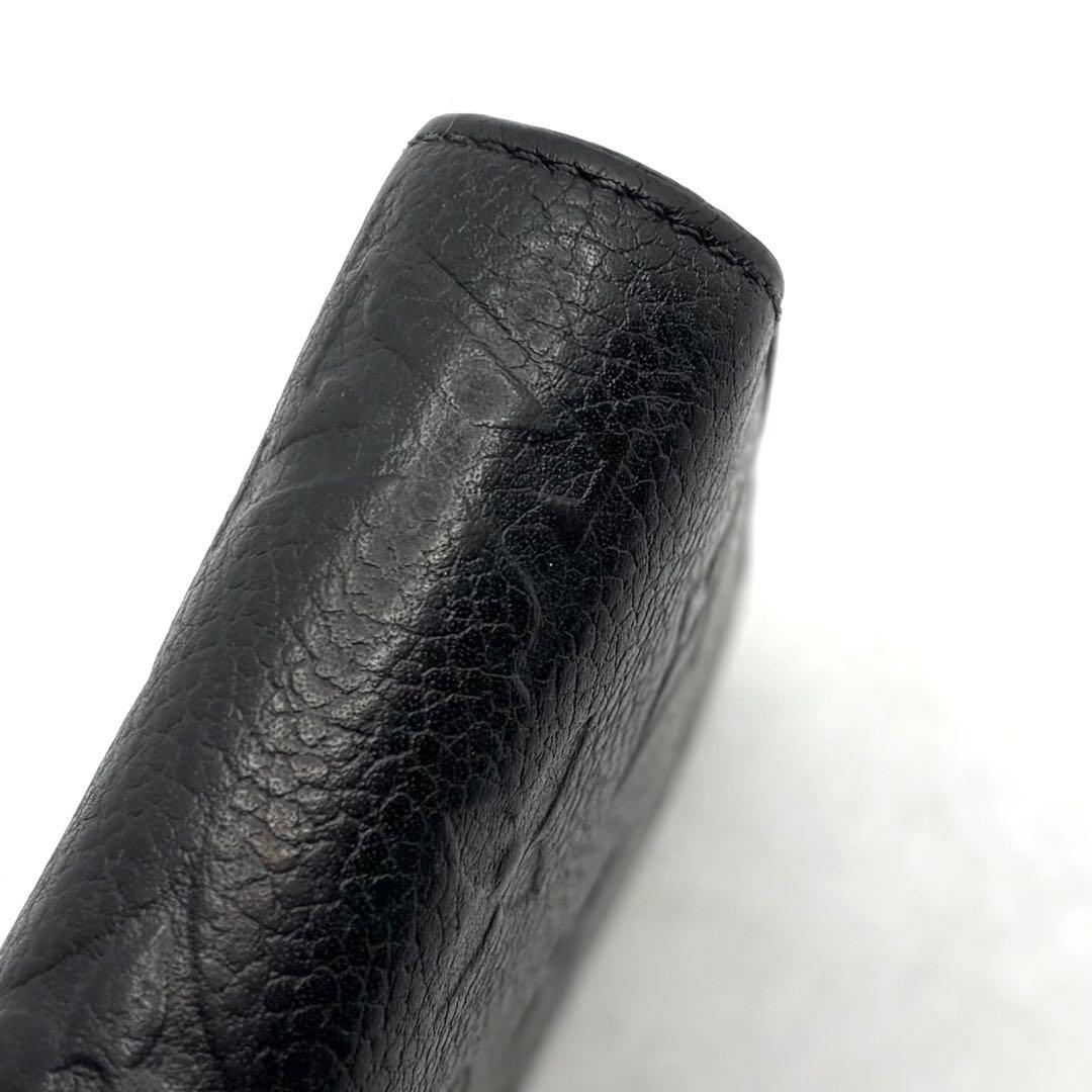 【美品】ルイヴィトン　モノグラム　アンプラント　ジッピーウォレット 長財布　黒