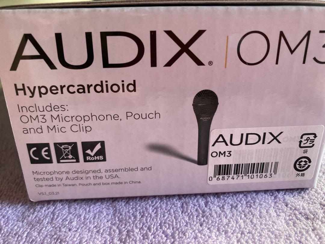 電*羊様 AUDIX OM3 ダイナミックマイク