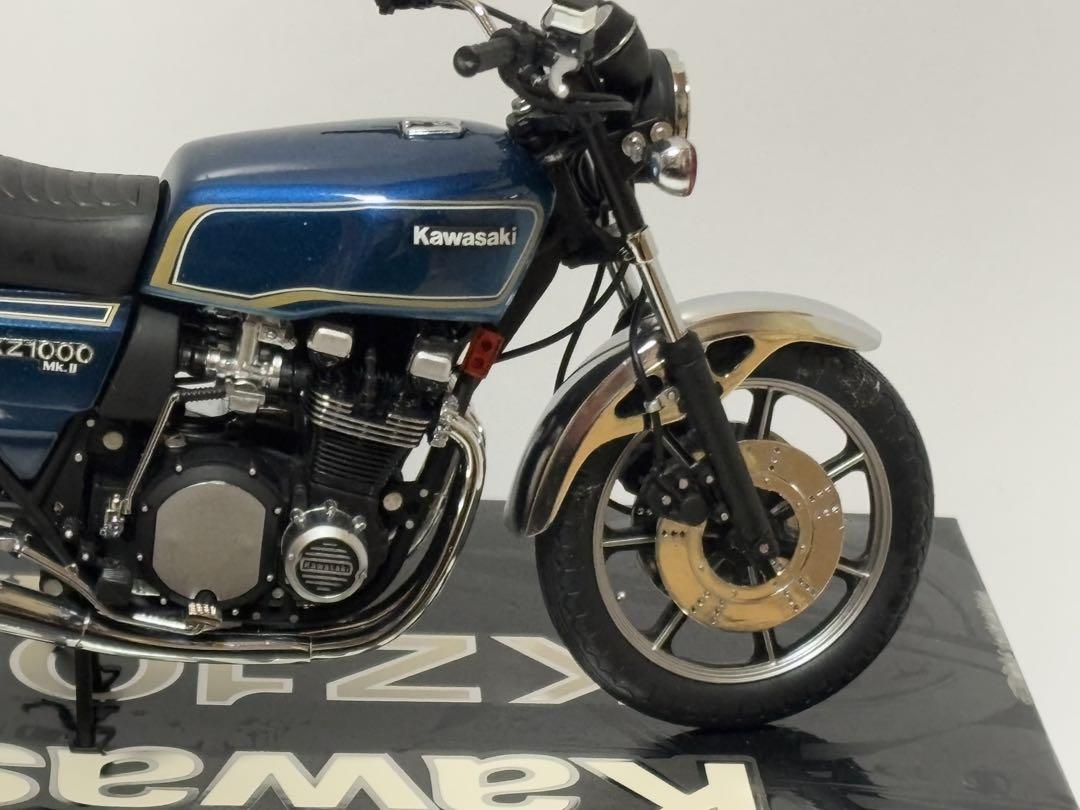 モコ様取り置き専用　ウィッツ 1/12 カワサキ KZ1000 Mk.II Wit's 宮沢模型1/12 Kawasaki KZ1000 Mk.Ⅱ ブルー - メルカリ