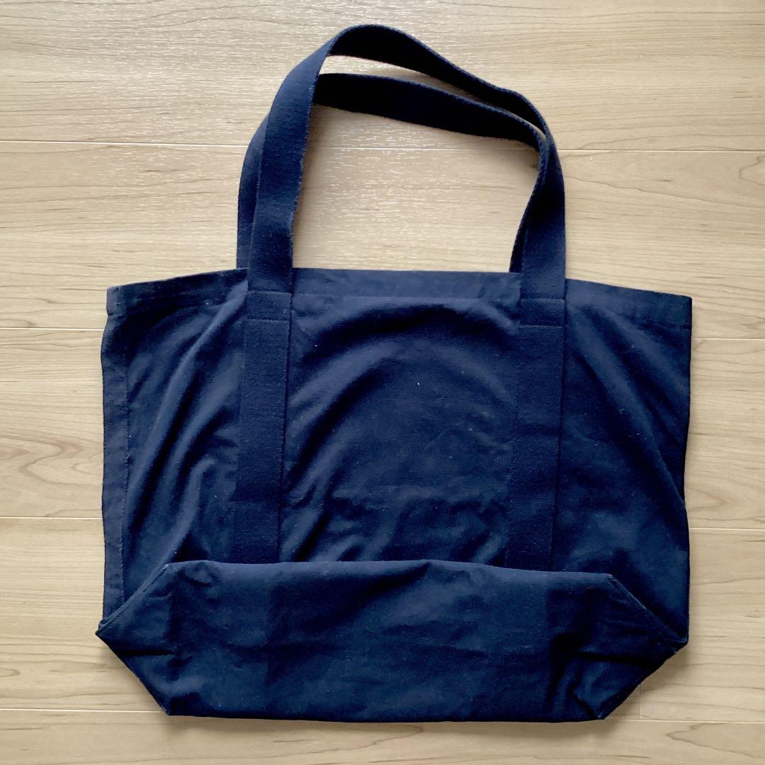 美品】メゾンキツネ パレロワイヤル ブラックショッピングバッグ