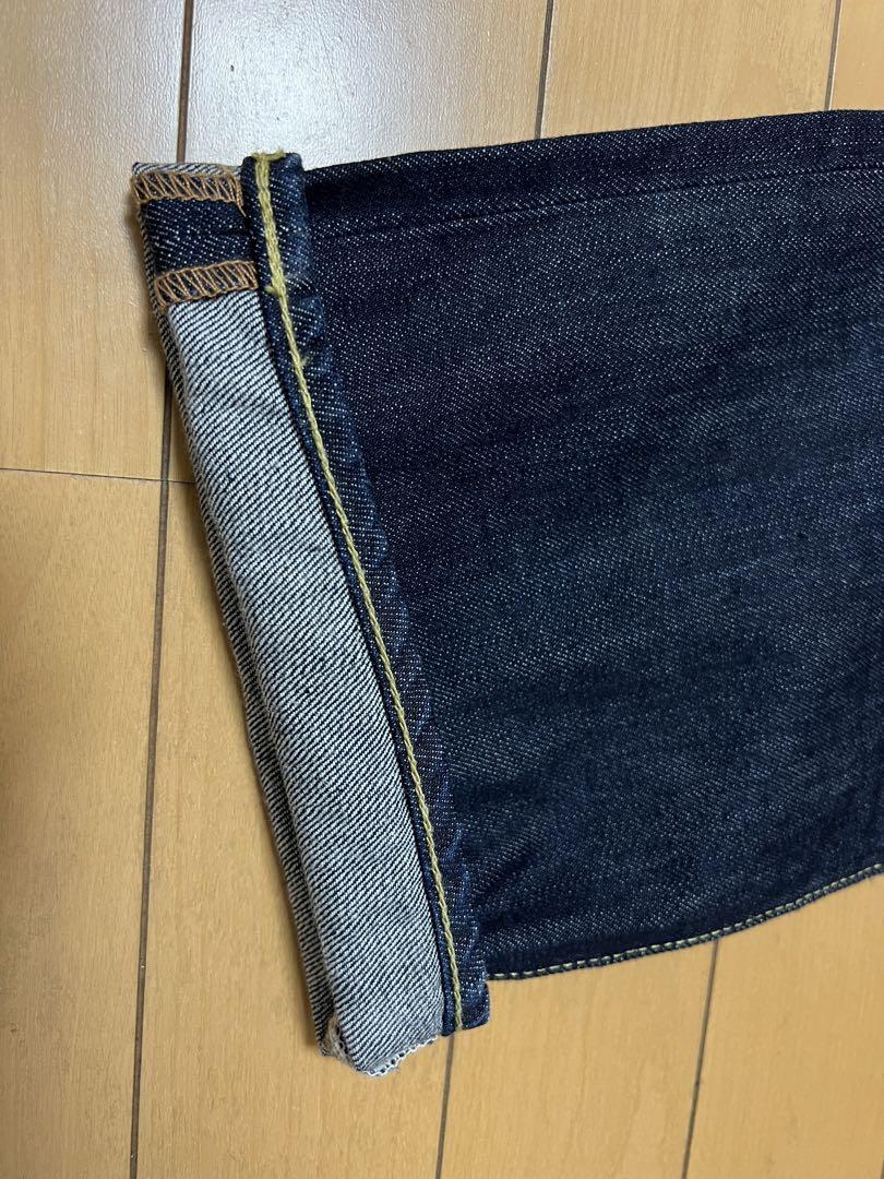 ロゴ刺繍 デニム