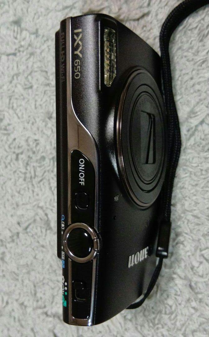 Canon IXY 650 ブラック Wi-Fi機能搭載