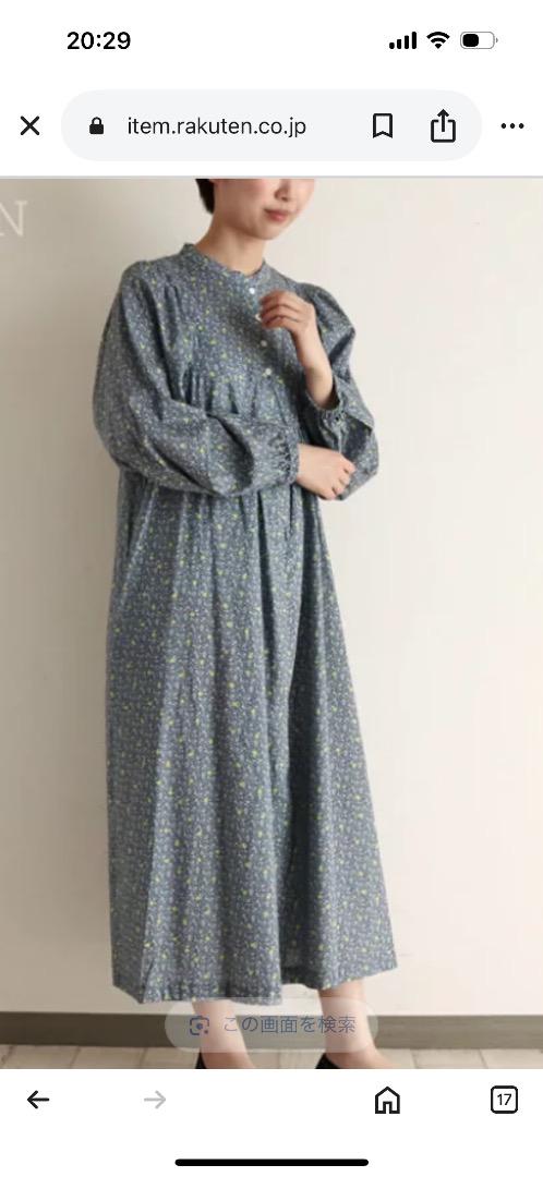 (美品)J.sloaneリバティーワンピース