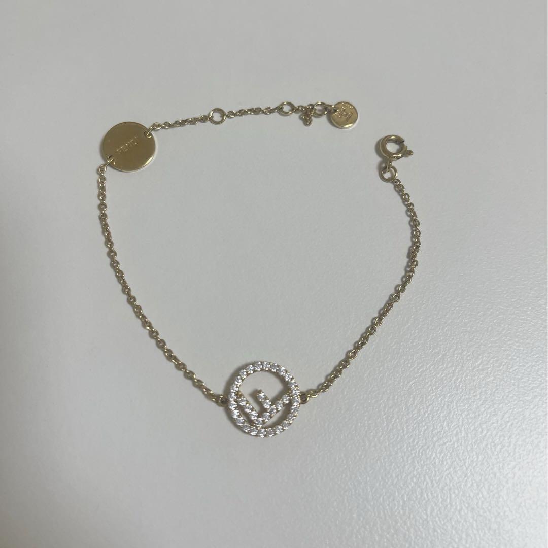 FENDI フェンディ ブレスレット エフイズ ゴールドカラー