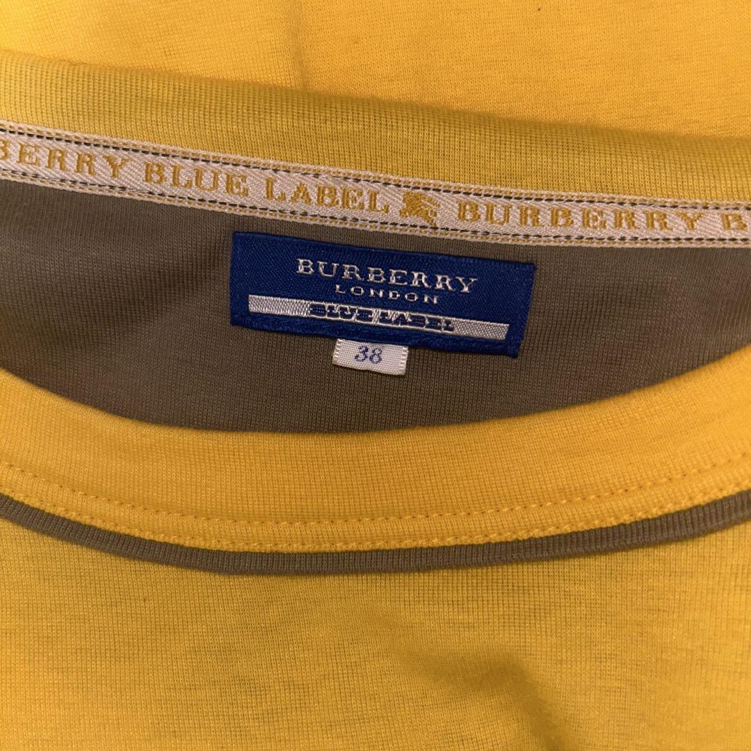 美品　ギャル 平成初期 Y2K grunge Burberry 38 M 00s Burberry 平成ギャル y2k ピチt ノバチェック柄 ロゴ 刺繍
