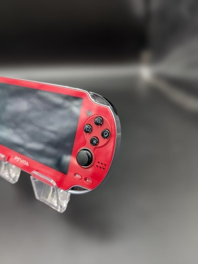 【美品・動作OK】PS Vita PCH-1000 レッド 本体 【美品・動作OK】PS Vita PCH-1000 レッド 本体
