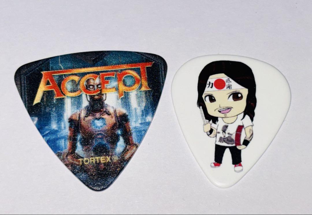 【予約】 ACCEPT ギターピック 2025 アクセプト 2枚 ミュージシャン
