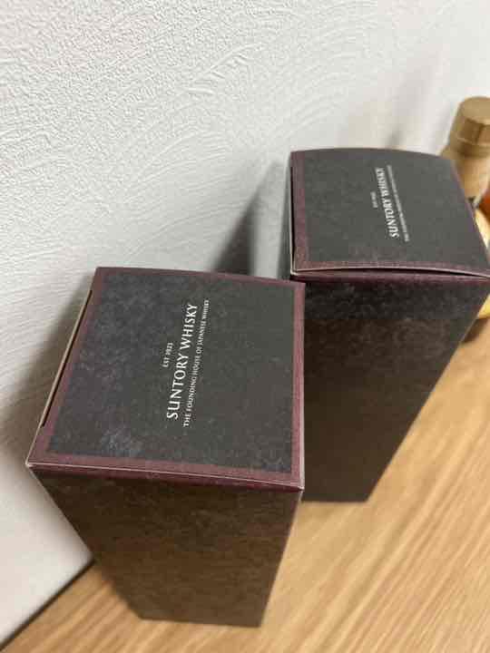 定番人気定番 箱付き×700ml2本 サントリー シングルモルト ウイスキー 山崎 12年 6BOlJ-m38921064656 大得価安い