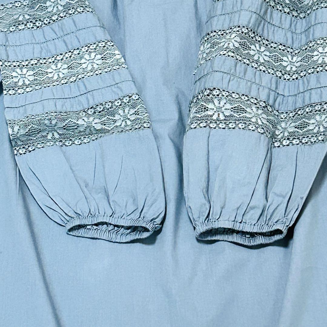 気になる対象商品 美品】ヌキテパ リボン レース ロングワンピース pas quittez Ne ワンピース