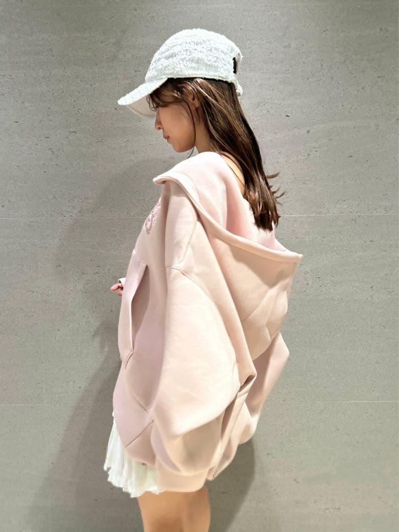 【正規品】snidel スナイデル ボリュームパーカー PNK ピンク 【正規品】snidel スナイデル ボリュームパーカー PNK ピンク