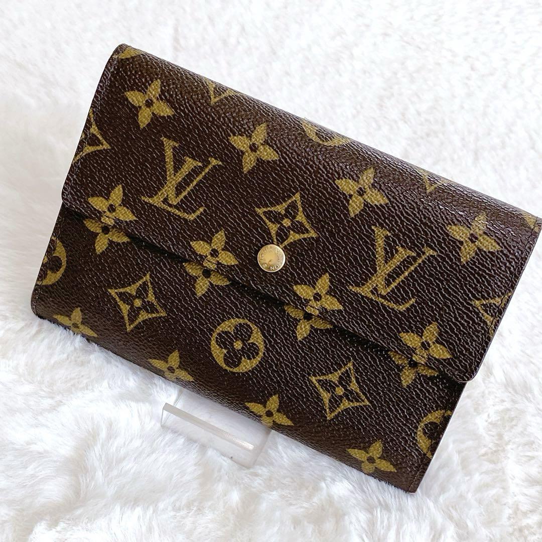 美品 正規品 ルイヴィトン モノグラム 折財布 画像2