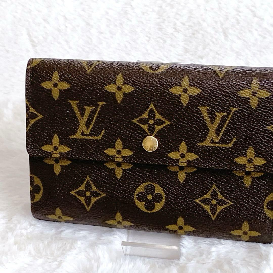 美品 正規品 ルイヴィトン モノグラム 折財布 画像5