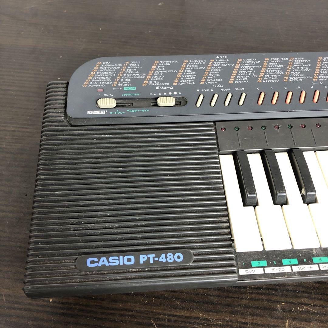 【良品】1980年代　CASIO PT-480 電子ピアノ　箱付　ボイスチェンジ 良品】1980年代 CASIO PT-480 電子ピアノ 箱付 ボイスチェンジ