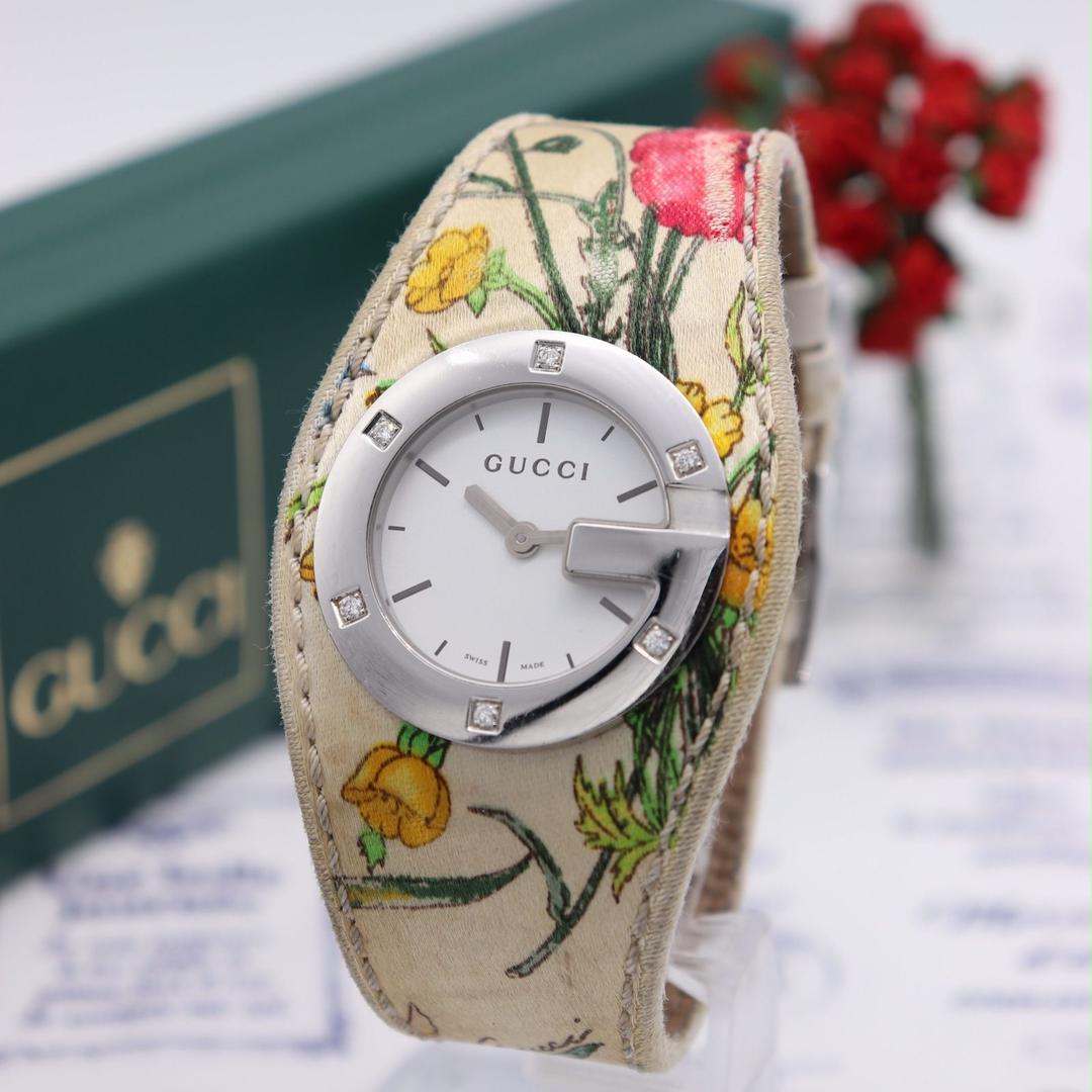 再再販! 正規品【新品電池】GUCCI 104/バンデューフローラ 花柄 ダイヤ6P - ファッション小物 - www.petromindo.com 再再販! 正規品【新品電池】GUCCI 104/バンデューフローラ 花柄 ダイヤ6P - ファッション小物 - www.petromindo.com