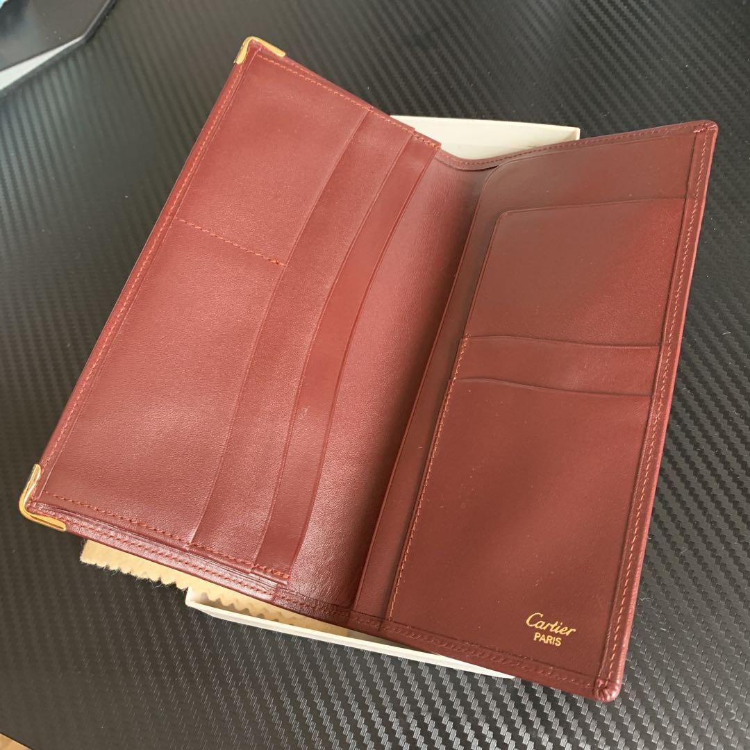 新品同様‼️ カルティエ　Cartier サントス　財布　二つ折り　長財布 楽天市場】カルティエ サントス（素材（生地・毛糸）本革
