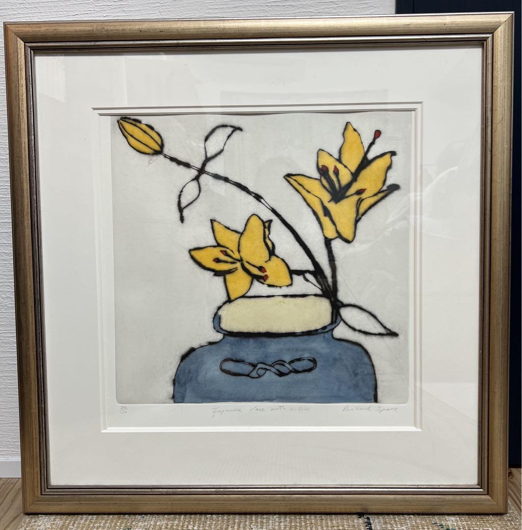 リチャードスペア ☆ Japanese vase with lilies 超安い 49.0%割引 www