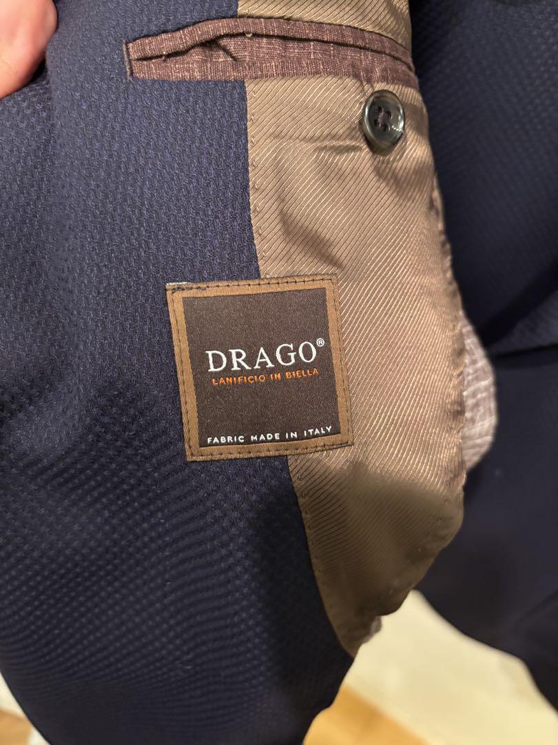 スーツセレクト　DRAGO ネイビー テーラードジャケット 金ボタン　AB6