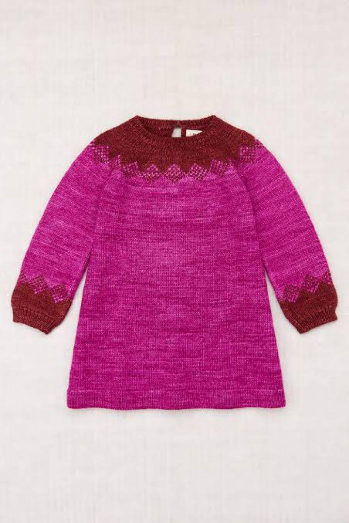 misha and puff♡pinecone dress フクシア♡10Y - メルカリ