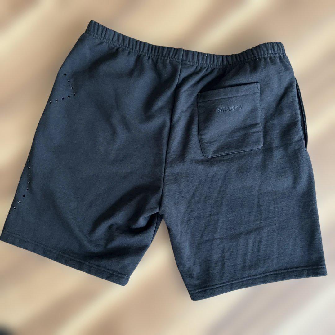 Supreme Laser Cut S Logo Sweatshort (Black) | Supreme