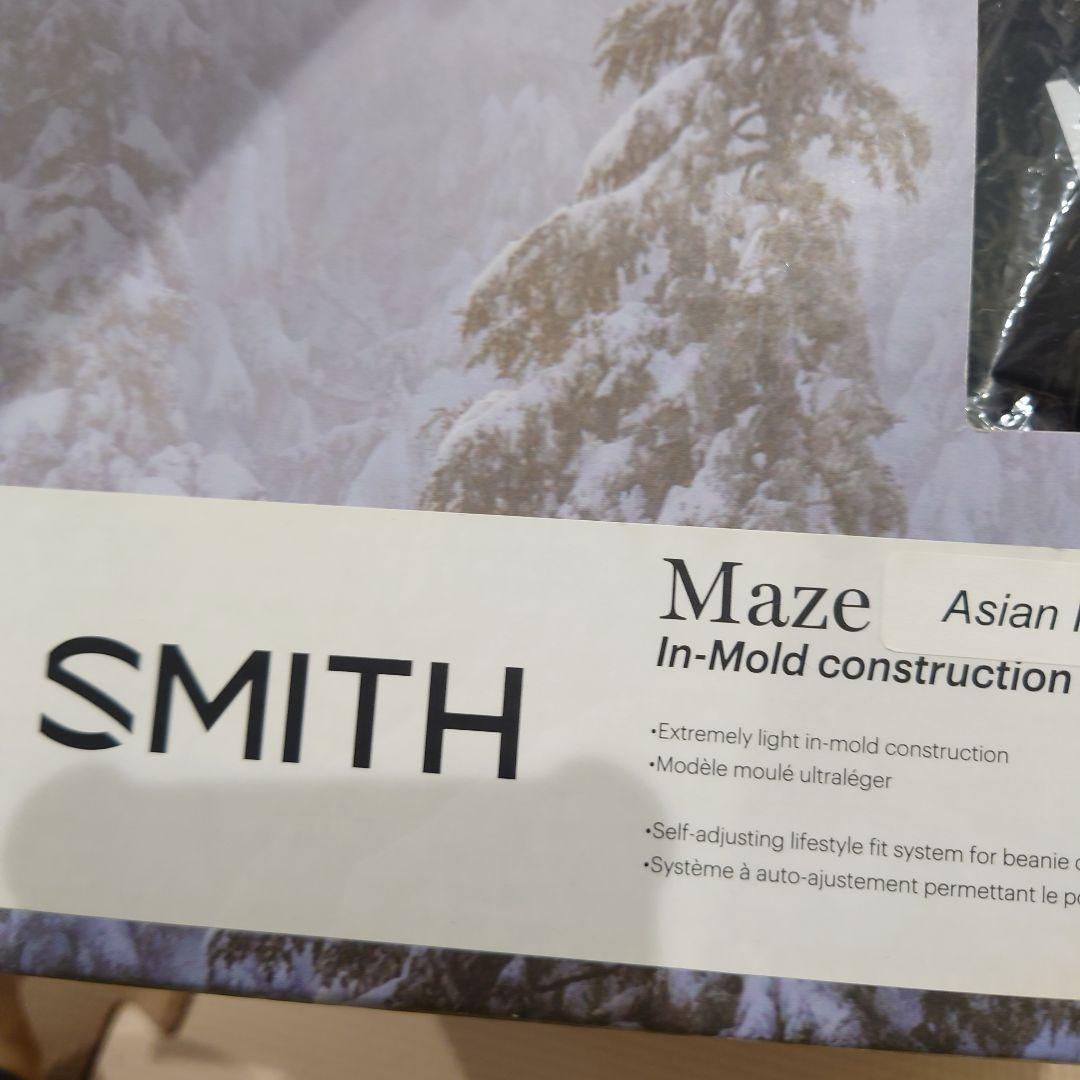 Smith Maze Lサイズ アジアンフィットスノーボード　ヘルメット