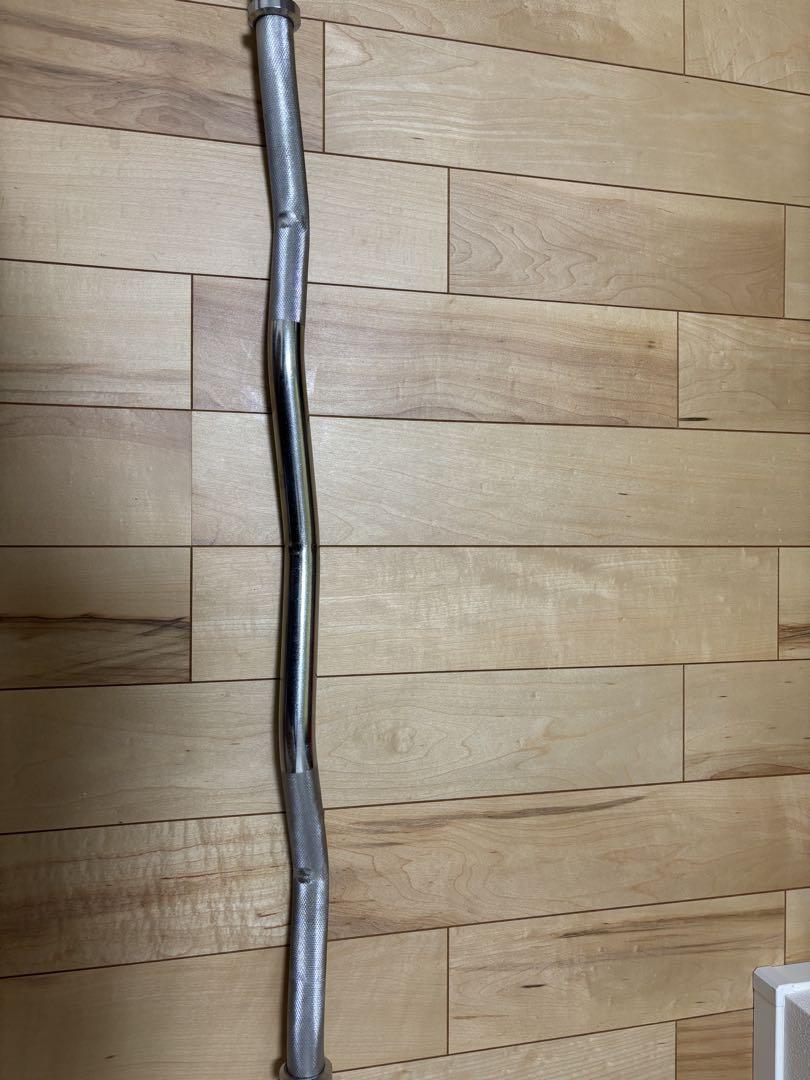 【美品】stronger ストロンガー シャフト EZバー バーベル120cm