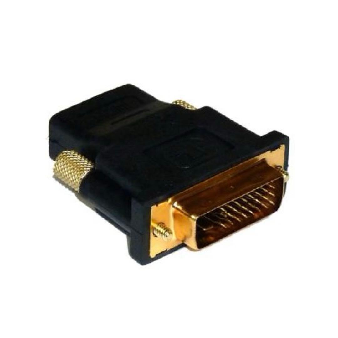 DVI-Dオス⇔HDMIメス変換アダプタ 金メッキ